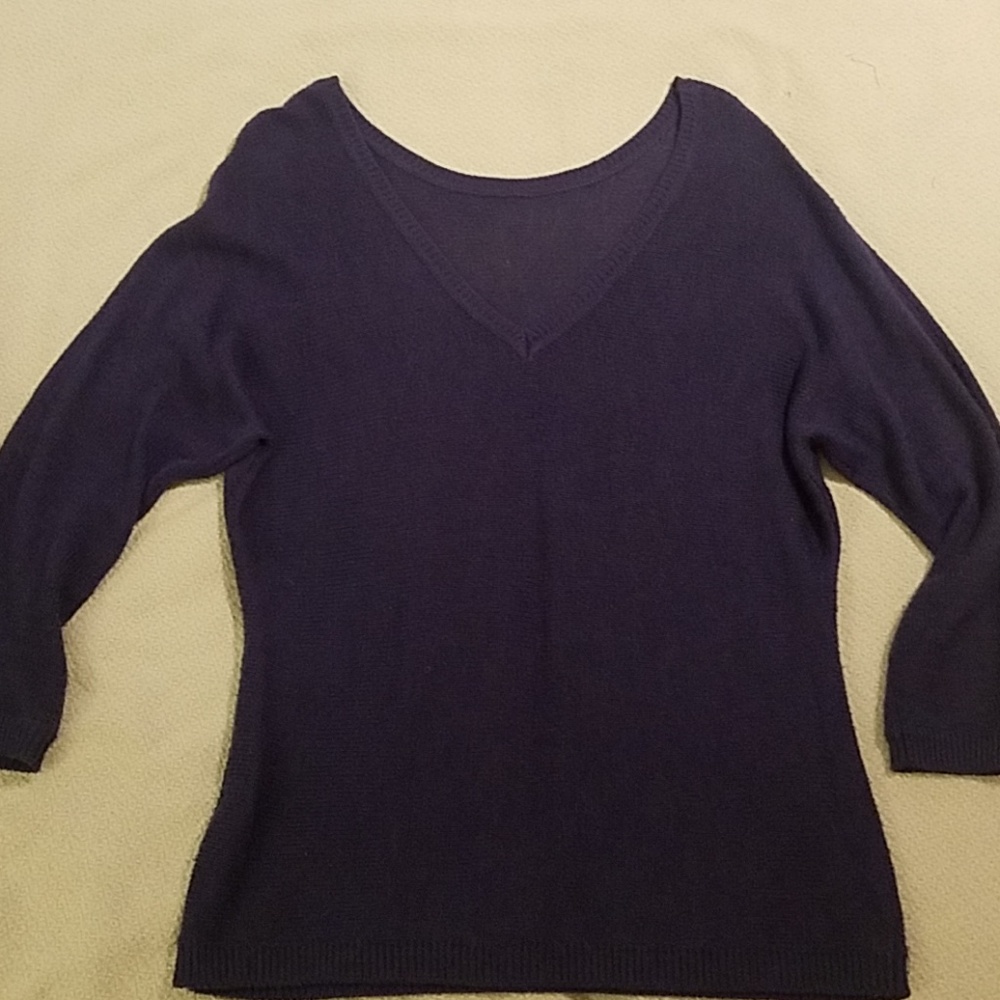 Feel The Piece Deep V Baby Alpaca Sweater